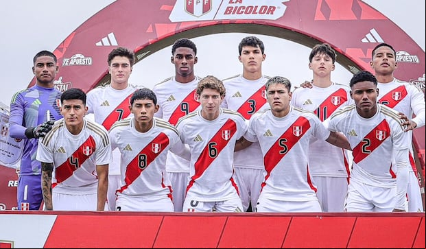 Jugadores de la Bicolor Sub 20 se alistan para el Sudamericano de la categoría. (Foto: Bicolor)