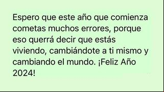 Lista de las mejores frases del Año Nuevo 2024 para compartir en el WhatsApp