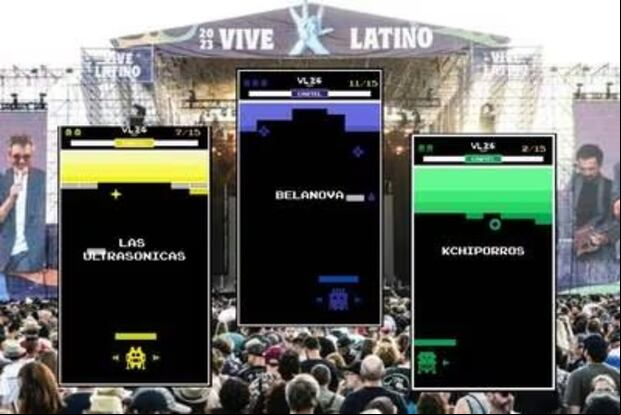 Artistas revelados videojuego Vive Latino 2024 en México.