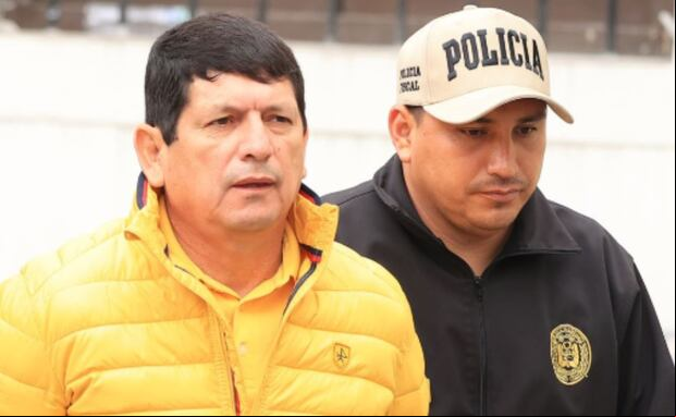 Agustín Lozano, presidente de la Federación Peruana de Fútbol, fue detenido. (Foto: Andina).