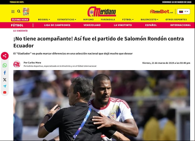 La crítica de la prensa venezolana. Temen quedarse sin chances de repechaje.