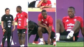 Quedó descartado contra Argentina: Luis Advíncula no entrenó junto a la selección