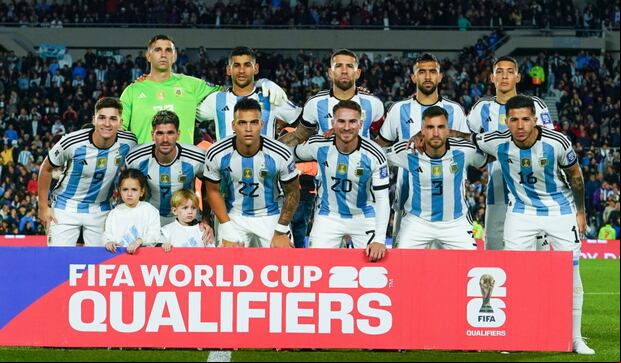 Argentina marcha líder de las Eliminatorias 2026 con nueve puntos. (Foto: Selección Argentina)