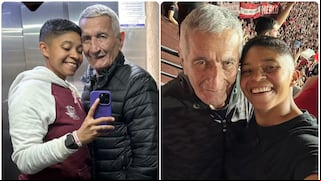 El sonado romance entre el papá de la ‘Brujita’ Verón y una futbolista 50 años menor que él