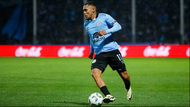 Bryan Reyna debutó en Primera División en 2021 con la Academia Cantolao. (Foto: Belgrano)