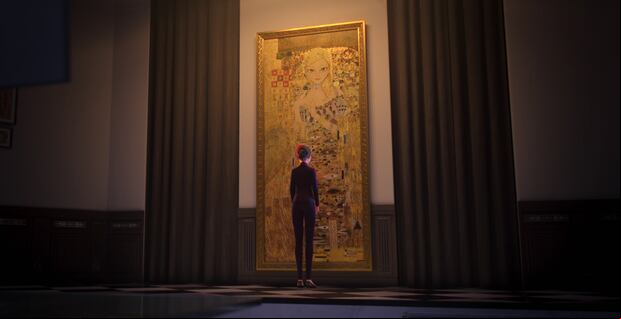 Gabriel Agreste tenía una gigantesca pintura de su esposa Emilie (Foto: Netflix)