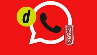 ¡Ya puedes tener el “modo Coca Cola”! Así se activa en WhatsApp