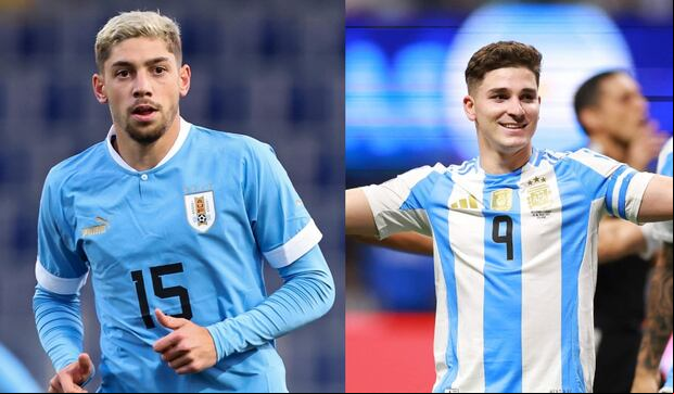 Uruguay vs. Argentina for the 2026 World Cup Qualifiers. (Photo: Composition)