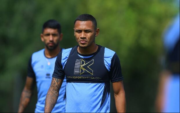 Bryan Reyna juega de extremo, mediapunta o delantero en Belgrano. | Foto: @Belgrano