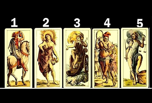 Test visual: Roba una de las 5 cartas y descubre todo sobre tu futuro.