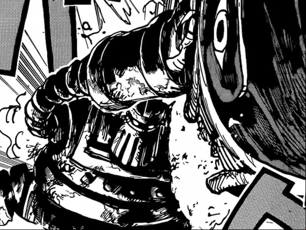 Emeth luchando contra el Gorosei en el manga de “One Piece” (Foto: Shueisha)