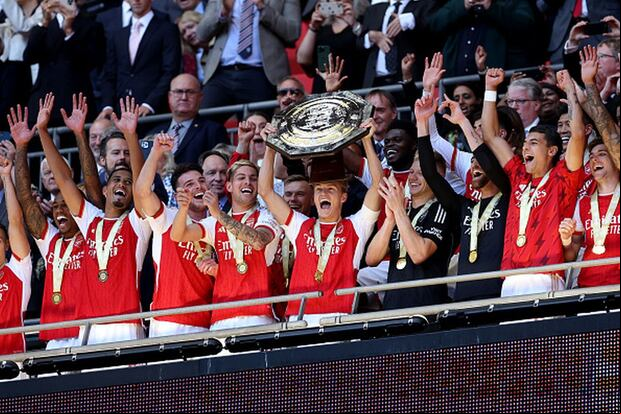 En penales, Arsenal le ganó al Manchester City el título de la Community Shield. (Foto: Getty Images)