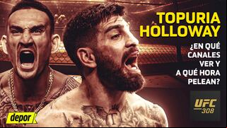 En qué canales TV ver: pelea de Topuria vs Holloway por UFC 308