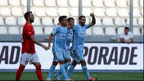 Sporting Cristal enfrenta a U. Católica por la Tarde Celeste 2024. (Foto: Jesús Saucedo / GEC)