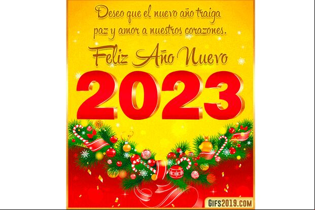 Las mejores imágenes que puedes enviar por WhatsApp por Año Nuevo 2023. (Foto: gifs2019)