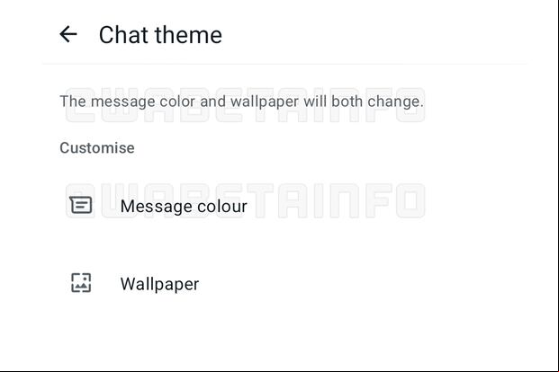 Esta es la opción que te permite cambiar el color de WhatsApp. (Foto: WABeta Info)