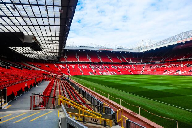 Old Trafford, estadio donde se jugará el Manchester United vs. Manchester City. (Foto:Shutterstock)
