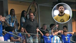 Copa América: el tierno saludo de Lionel Messi con su familia