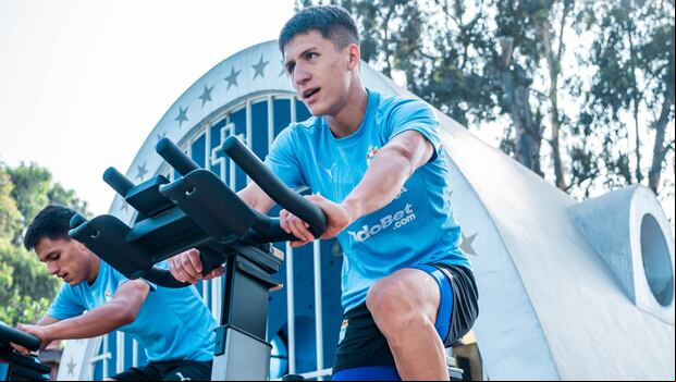 Los entrenamientos con los 'celestes' se han mantenido a doble turno en La Florida. (Foto: Sporting Cristal)