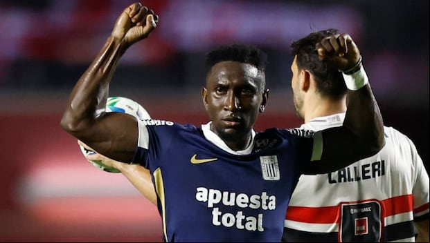 Eryc Castillo lleva dos goles con Alianza Lima en la Copa Libertadores 2025. (Foto: Getty Images)
