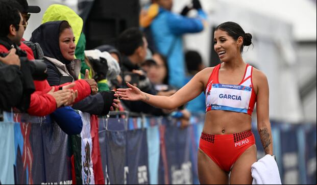 Kimberly García ganó la medalla de oro en Santiago 2023. (Foto: AFP)