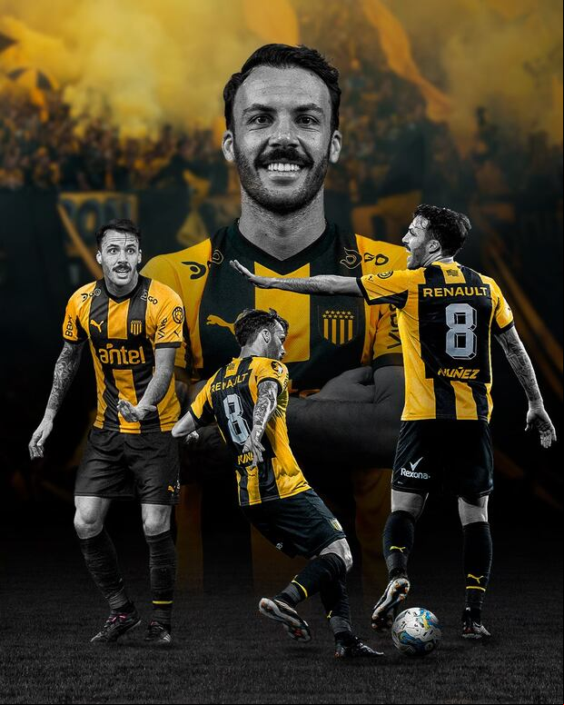 Sebastián Rodríguez fue subcampeón con Peñarol en 2023. (Foto: Twitter)