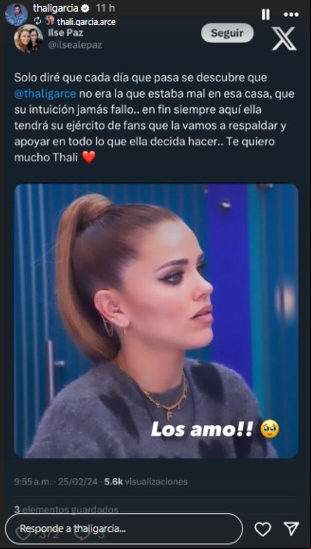 Según Thalí García, el público desea que ella vuelve a "La casa de los famosos 4"(Foto: Thalí García / Instagram)