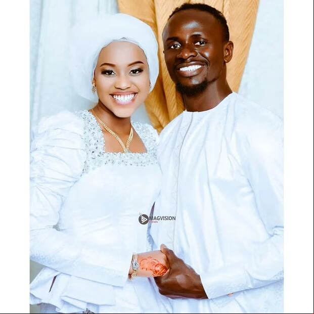 Boda entre Saido Mané y Aïsha Tamba. (Foto: Agencias).