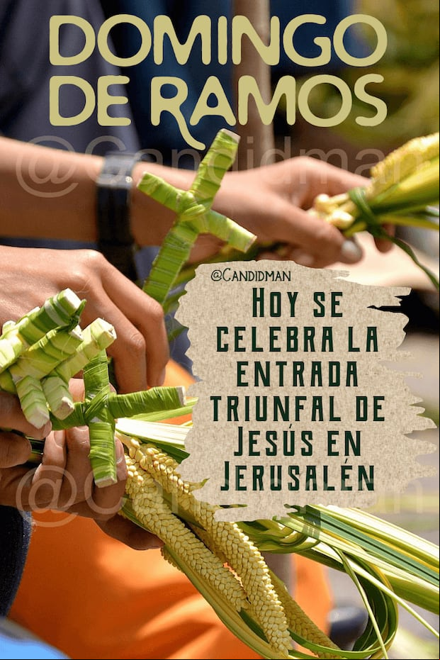 Frases para el Domingo de Ramos 2022: mensajes e imágenes para compartir en el inicio de Semana Santa (Foto: Pinterest).