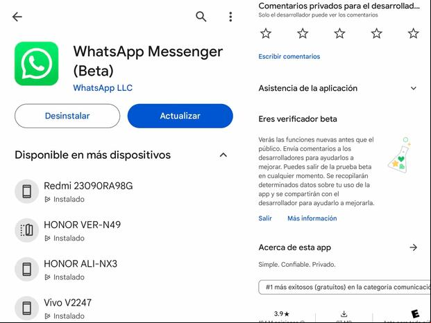 WHATSAPP | Para poder solucionarlo deberás ir a WhatsApp y Actualizar la app. (Foto: MAG - Rommel Yupanqui)