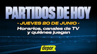 Partidos de hoy jueves 20 de junio: horarios, quiénes juegan y dónde ver fútbol
