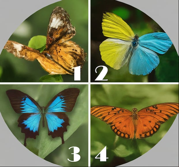 Elige una mariposa y descubre tu sueño más preciado. (Foto: Depor)