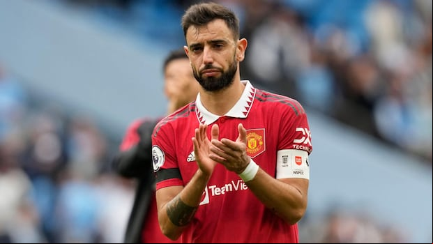 Bruno Fernandes en la mira del Al Nassr de Cristiano Ronaldo. (Foto: AFP)