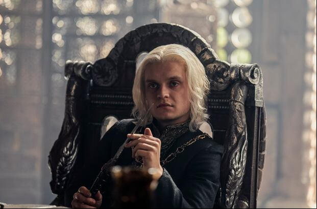 En "House of the Dragon", Aegon II Targaryen usurpó el trono de su media hermana, Rhaenyra (Foto: HBO)