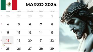 Calendario de marzo 2024 en México: días festivos y feriados en este mes