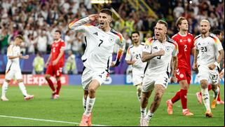 Alemania venció 2-0 a Dinamarca y clasifica a cuartos de final de la Eurocopa 2024