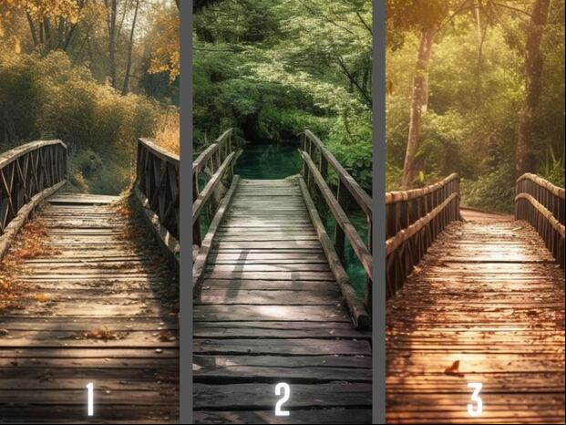 TEST VISUAL | Descubre qué te quiere revelar tu elección. Decídete por un puente. (Foto: Composición Freepik / Depor)
