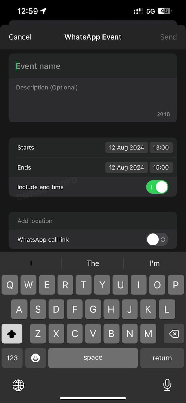 Nueva configuración de WhatsApp