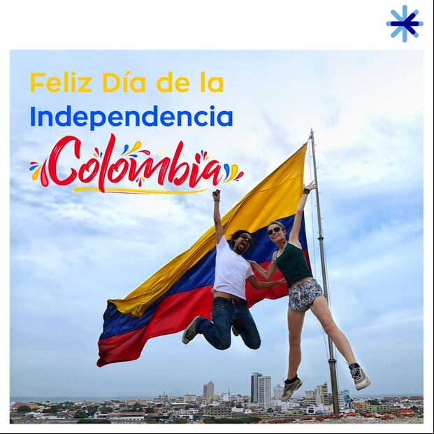 Imágenes por el Día de la Independencia de Colombia (Foto: internet)