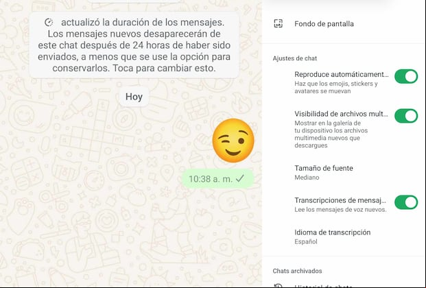 Así es como puedes activar los emojis en movimiento. (Foto: Depor)