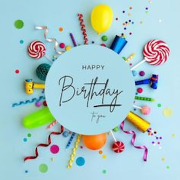 Imágenes de 'Feliz Cumpleaños' para compartir en redes sociales (Foto: Pinterest).
