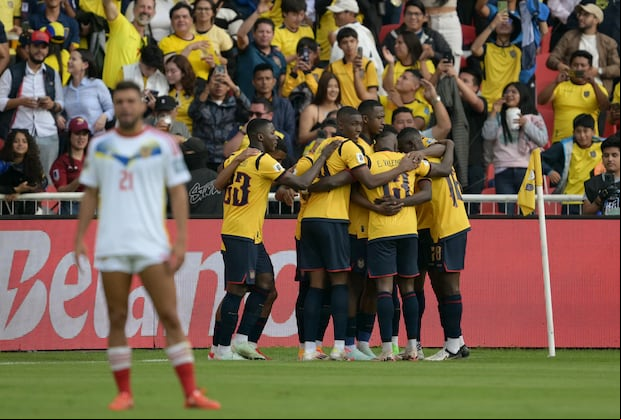 Ecuador venció a Venezuela en el Rodrigo Paz Delgado de Quito, por la Jornada 13 de las Eliminatorias 2026. (Foto: AFP)