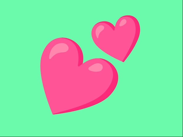 WHATSAPP | Son muchos los que desconocen qué significan los dos corazones en WhatsApp y aquí te lo explicamos. (Foto: Emojipedia)