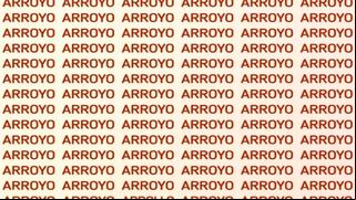 Cuentas con solo 7 segundos para hallar la palabra ‘arrollo’ en esta sopa de letras