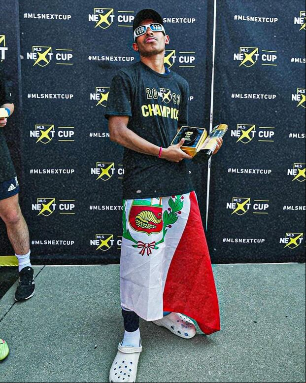 Gabriel Chávez fue campeón de la MLS Next Cup 2023 con New England Revolution Sub-19. (Foto: Agencias)