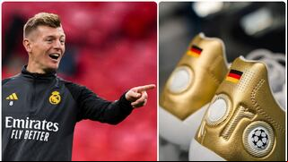 Un adiós dorado: los espectaculares botines de Kroos para su última función con el Real Madrid