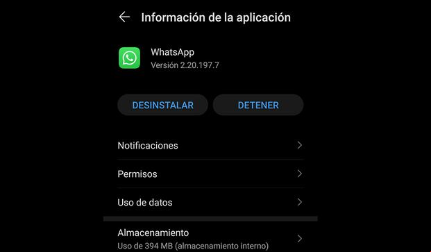 Para eliminar el caché de WhatsApp deberás ir a Ajustes de tu dispositivo. (Foto: WhatsApp)