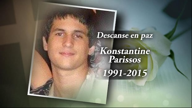 Konstantine Parissos perdió la vida en agosto de 2015 a los 24 años de edad (Foto: Univision)