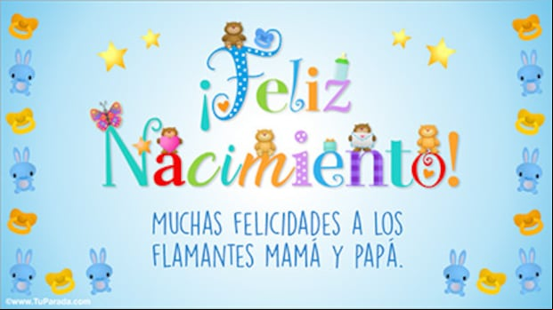 Imágenes para felicitar la llegada o el nacimiento de un bebé. (Foto: tuparada.com)