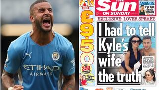 La amante de Kyle Walker le contó todo a su esposa: doble vida y una hija que esconde